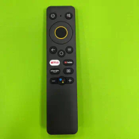 Orig Bluetooth Voice CY1710 Remote Control for REALME 32 Inch 4 Inch Smart TV Remote,Black