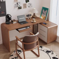 Wooden Portable Computer Desk Bedroom Multifunctional Studies Desk Drawer Space Savers Mesas De Computador Office Furniture