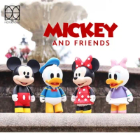Herocross Disney Anime Figure Dolls Mickey Mouse Scrooge Mcduck Daisy Duck Minnie Mouse Action Figure Kids Xmas Gifts