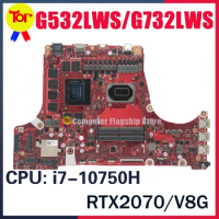 KEFU G532LWS Laptop Motherboard For ASUS G512LU G712LU G732LWS G712LV G512LV Mainboard W/ i7-10750H GTX1660Ti RTX2060 RTX2070