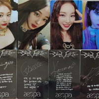 Winter KARINA NINGNING GISELLE Mini1 Hallucination Quest Synk Dive Photocard, Signed Photocard
