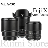 Viltrox 23mm f1.4 33mm f1.4 56mm f1.4 85mm f1.8 13mm f1.4 Auto Focus Lens for Fuji X Mount Mirrorless Cameras