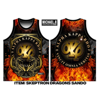 2023 newakp frat shirt 49 anniversari Sando AKP frat shirt good quality fully sublimated 3D vest 49t