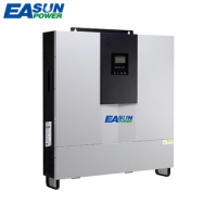 EASUN POWER Split Phase 5000w solar invertor 110vac 220vac 48vdc 3 phase 80A Dual MPPT 60A battery charger