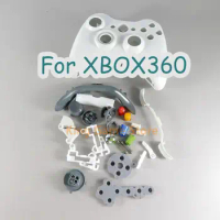 1set/lot white black Replacement For Xbox 360 Controller Wired Full Housing Shell Cover For Xbox 360 With Buttons Accessories