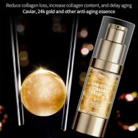 Caviar Collagen Firming Essence, 24k Gold Serum For Face 24k Gold