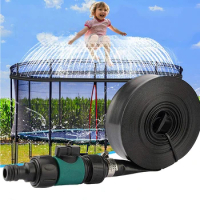 Outdoor Trampoline Sprinkler Kit Toys Summer Children's Game Sprayer Cooling System Used For Garden Kids Water Entertainment