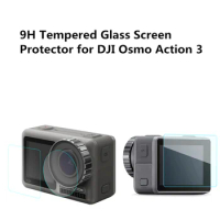 Tempered Glass Screen Protector for DJI Action 3 Lens Protection Protective Film for DJI Osmo Action 3 Camera Accessories