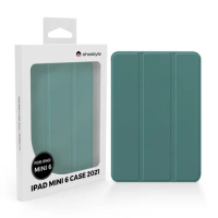 Tablet Case For Apple ipad Mini 6 8.3” Smart Sleep Wake Painting Protective Shell Three Fold Fundas Cover For iPad 8.3 Inch