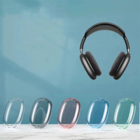 High Quality Super Protective Case For Apple Airpods Max Earphone Case Candy Color Transparent Silicon Headphone For Airpods Max