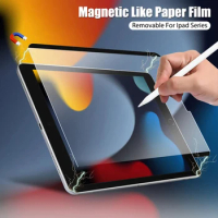 Paper Magnetic Like Screen Protector For Ipad 9 8 7 6 5 9th Generation 10 Ipad Pro 11 12.9 10.5 9.7 Air 5 4 Mini 6 Reusable Film