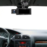 Three-lens Dash Camera For Cars 170Wide Angle Three-lens Car Dash Cam Car Driving Recorder With Night Vision Parking Monitor And