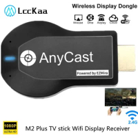M2 Plus HDMI-compatble TV Stick 1080P WIFI Display TV Dongle Receiver Anycast DLNA Share Screen For IOS Android Miracast Airplay