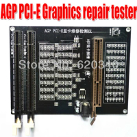 PC AGP PCI-E X16 Dual-use Socket tester Display Graphics Video Card Checker Tester Graphics card diagnostic tool
