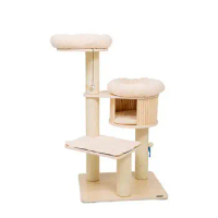 Solid Wood Solid Sisal Cat Climbing Frame Cat Litter Cat Tree Large Cat Shelf Cat Grinding Claw Jumping Platform Toy