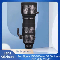 For Sigma 150-600mmF5-6.3DN DG OS Sports Lens Decal Skin Vinyl Wrap Film Camera Lens Protective Sticker For Sony Mount lens