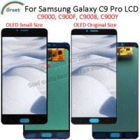 OLED For SAMSUNG GALAXY C9 Pro C9000 LCD Display Touch Panel Screen Digitizer Assembly For SAMSUNG C9 Pro C900F, C9008,C900Y LCD