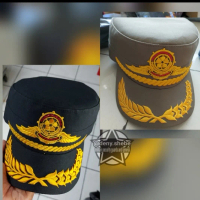 TOPI KOMANDO POL PP HITAM DAN HIJAU