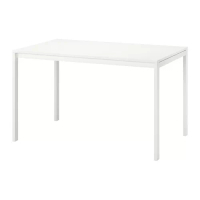 MELLTORP 桌子, 白色, 125x75 公分