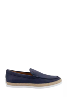 Tod's Leather loafer with egraved monogram - TOD'S - Blue