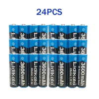 AA Battery Free Shipping 2023New Bestselling1.5V3600mAh Rechargeable Battery for Led Light Toy Camera Microphone Battery 1-96PCS