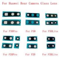 10Pcs Original Rear Back Camera Lens Glass For Huawei P30 P30Pro P30Lite P20Pro P20Lite P Smart with sticker Repair parts