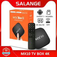 Android 7.1 TV Box 2.4G Wifi Allwinner PK3228 8gb Rom Youtube Media Player MX10 4k Set Top Smart TV Box EU US UK
