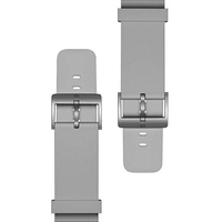 小米智慧手表氟橡膠表帶原裝替換備用表帶多色可選科技銀典雅黑 摩可美家
