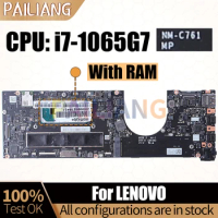 For LENOVO Yoga C940-14IIL Notebook Mainboard Laptop NM-C761 SRG0N i7-1065G7 With RAM 5B20S43854 Motherboard Full Tested