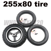 10x3 Inch TUOVT Outer Tire Inner Tube for Electric Scooter Kugoo M4 Pro 255x80 Off-Road 10 wheel hub 255 * 80
