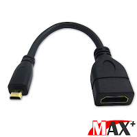 MAX+ Micro HDMI(公) to HDMI(母)高清影音延長線