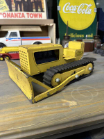 Vintage 9" Pressed Steel 1960's Tonka T-6 Bulldozer