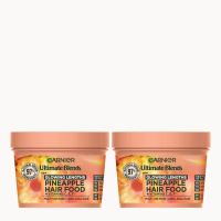 Garnier Ultimate Blends Pineapple 3-in-1 Glowing Hair Mask Duo