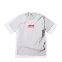 SUPREME MM6 MAISON MARGIELA BOX LOGO TEE WHITE