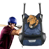 Adult Baseball Bag Large Youth Baseball Backpack Lightweight Softball Bag With Separate Shoe Compartment For Adult Youth Boys