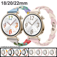 18mm 20mm 22mm Hollow Silicone Strap For Samsung Galaxy Watch 6 5 4 40 44mm active 2 bracelet For Huawei Watch GT 2 3 4 pro Band