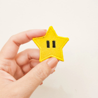 Game Patch Bordir Aksesoris Emblem Iron On Star Sup3rmari0