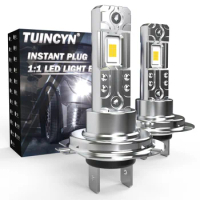 TUINCYN 2x Fanless H7 LED Car Fog Light Headlight Bulb Mini Auto Lamp CSP Super Bright For BMW Serie 1 3 5 7 E92 E81 F34 E53 F20