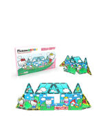 ชุดบล็อกแม่เหล็กตัวต่อ Kitty Magnetic Tiles 21 ชิ้น หลากสี