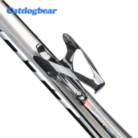 Catdogbear 2PCS All Carbon Fiber MTB Road Bicycle Bottle Rack+4PCS M5 Hexagonal Titanium Bolt Fastener