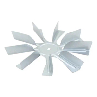 1PC High temperature resistance Motor blade with galvanized sheet for Air fryer convection oven fan motor accessories