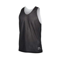(男) FIRESTAR 雙面訓練籃球背心-球衣 無袖上衣 運動 吸濕排汗 台灣製 黑白