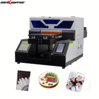 Maxwave A4 UV Printer Phone Case Metal Printer DTG Garment Fabric T-Shirt Printing Machine 17x29mm