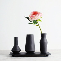 陶瓷小花瓶干花插花器創意小清新現代簡約客廳餐桌家居裝飾品擺件