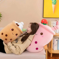 Boba Plushie, Đồ Trang Trí Phòng Kawaii Đồ Chơi Nhồi Bông Bong Bóng, Nhồi Bông Với Đồ Uống Kem Và Tr