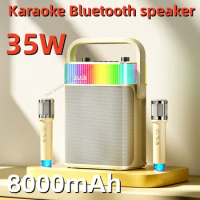 Caixa de Som K12 Outdoor Square Dance Portable Sound Performance Home karaoke Bluetooth Speaker Wireless Microphone Subwoofer