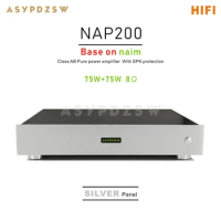 Class AB HIFI NAP200 Power amplifier Base on UK NAIM With SPK protection 75W+75W 8R