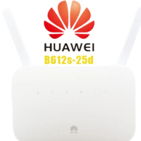 Unlocked Huawei B612 B612s-25d Router 4G LTE Cat.6 300Mbs CPE Router 4G Wireless Router +2PCS Antenna