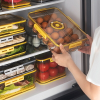 冰箱用裝放雞蛋格收納盒防震防摔雞蛋保鮮盒收納蛋盒架托裝雞蛋盒