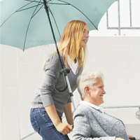 來而康 通用型 雨傘固定夾 適用輪椅 助行器 助步車 嬰兒車 採購車等 傘夾 雨傘夾
